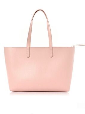 NWT Mansur Gavriel Small Zip Tote in Dahlia Light Pink Saffiano Leather